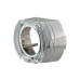 Комплект Маски S-46 для Bi-led лінз ДХО(DRL) хром 3.0 дюйми Silver White