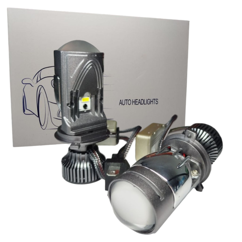 Автолампи міні лінзи H4 Bi-LED ST7 90Вт 9-32В 6000K Автолампи міні лінзи H4 Bi-LED ST7 90Вт 9-32В 6000K