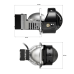 Комплект світлодіодних лінз Kamiso (Aozoom) ALPD-12-05 Bi-LED 52/60W