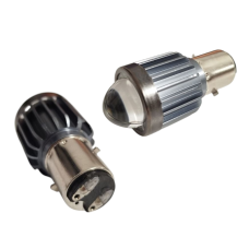 Мотолампа LED цоколь H6 BA20D ближнє дальнє біла 25W 9-16В 6000K