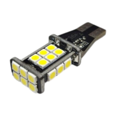 Світлодіодна LED лампа W16W T15 1300LM 9-16V біла
