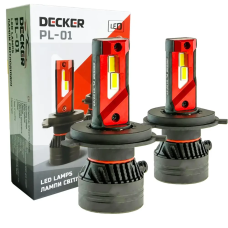 Світлодіодні автолампи Led H4 45W Decker PL-01 5000K 10000Lm 9-32V
