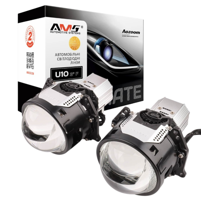 Світлодіодні лінзи Bi-LED AMS ULTIMATE U10 5500K 3.0 F/R 55/81Вт Світлодіодні лінзи Bi-LED AMS ULTIMATE U10 5500K 3.0 F/R 55/81Вт