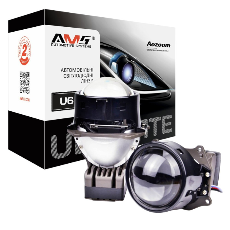 Світлодіодні лінзи Bi-LED AMS ULTIMATE U6 5500K 3.0 53/65 Вт Світлодіодні лінзи Bi-LED AMS ULTIMATE U6 5500K 3.0 53/65 Вт