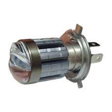 Мотолампа лінза LED цоколь H4 біла 25W 9-16В 6000K ближнє/дальнє 2400 LM