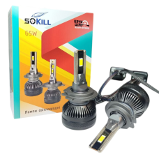 Автолампи Led H7 BRT Sokill 6000K 65W 9-32В 14000Lm Canbus
