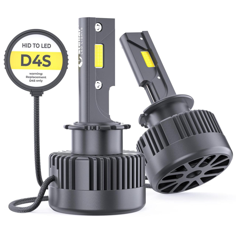 LED автолампа D4S STELLAR | 75W, 4400LM, 6000K | Ідеальна заміна ксенону (комплект 2 шт.)