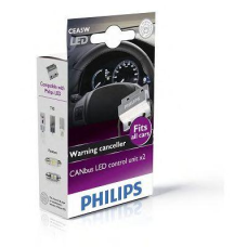 Автолампи діоди PHILIPS 12956X2 обманки дод. опір Canbus adapters 5W SET 2pcs.