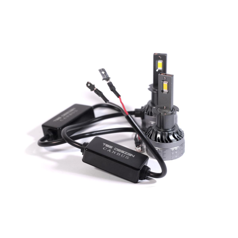 Комплект світлодіодних ламп TBS Design T8 PRO H3 12-24 V 110 W Pk22s 11000 lm 6000 K