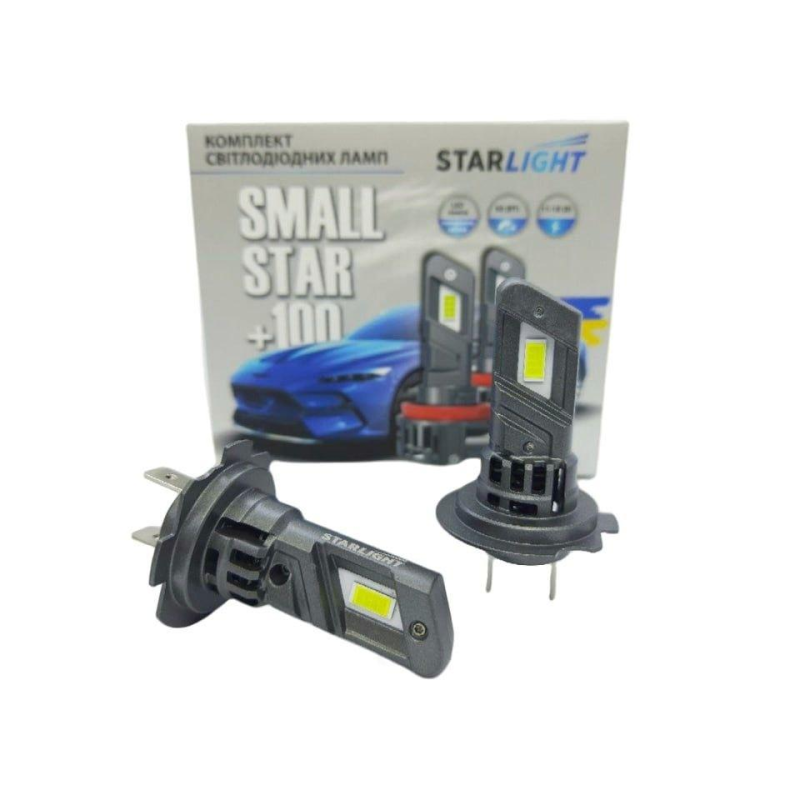 Комплект світлодіодних ламп StarLight SmallStar +100% H7/H18 5500K 12V