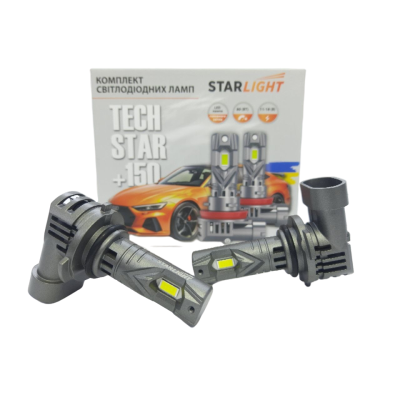 Комплект світлодіодних ламп StarLight TechStar +150% HB4 (9006) 5500K 12V