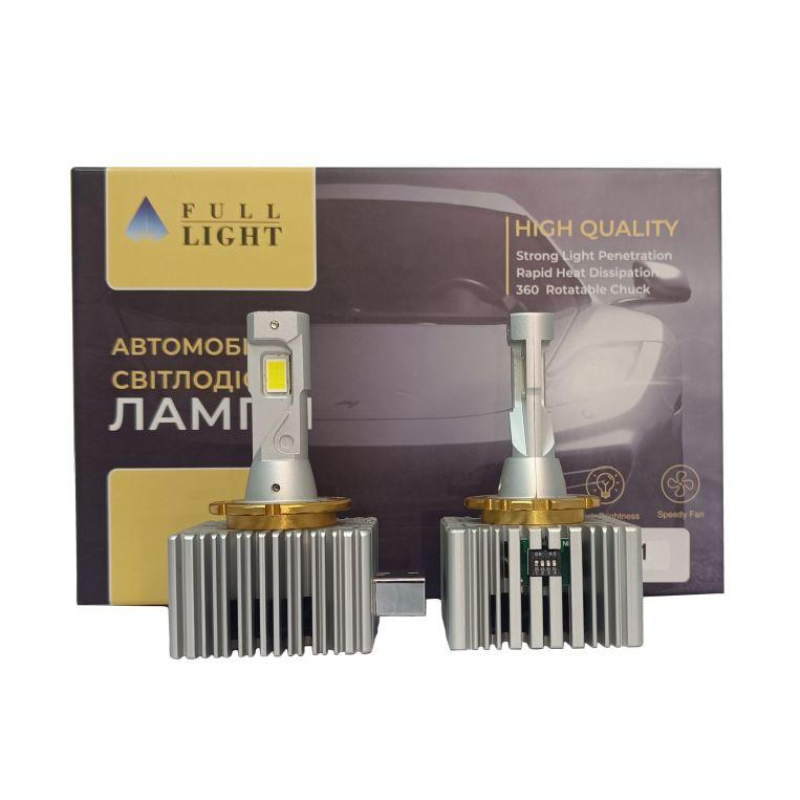 Комплект світлодіодних Led ламп Full Light  D3S 35W 6000K  Canbus