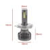 Автолампи Led H4 50W CYCLONE type 34 5500K 10000Lm 9-16V Автолампи Led H4 50W CYCLONE type 34 5500K 10000Lm 9-16V