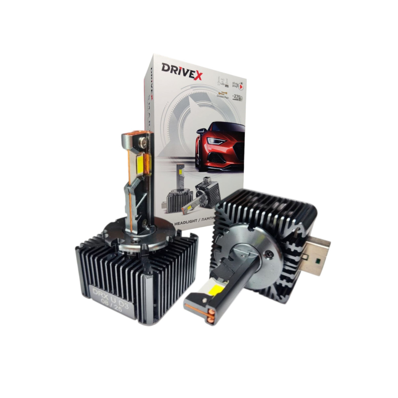 Автолампи Led D3S DLX Ultra DriveX Canbus 6000K 50W 10000Lm 9-32V